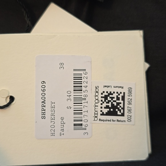 Sandro Straight Leg Taupe Jersey Trousers Pants Mens Size 38 Nwt - Picture 7 of 14